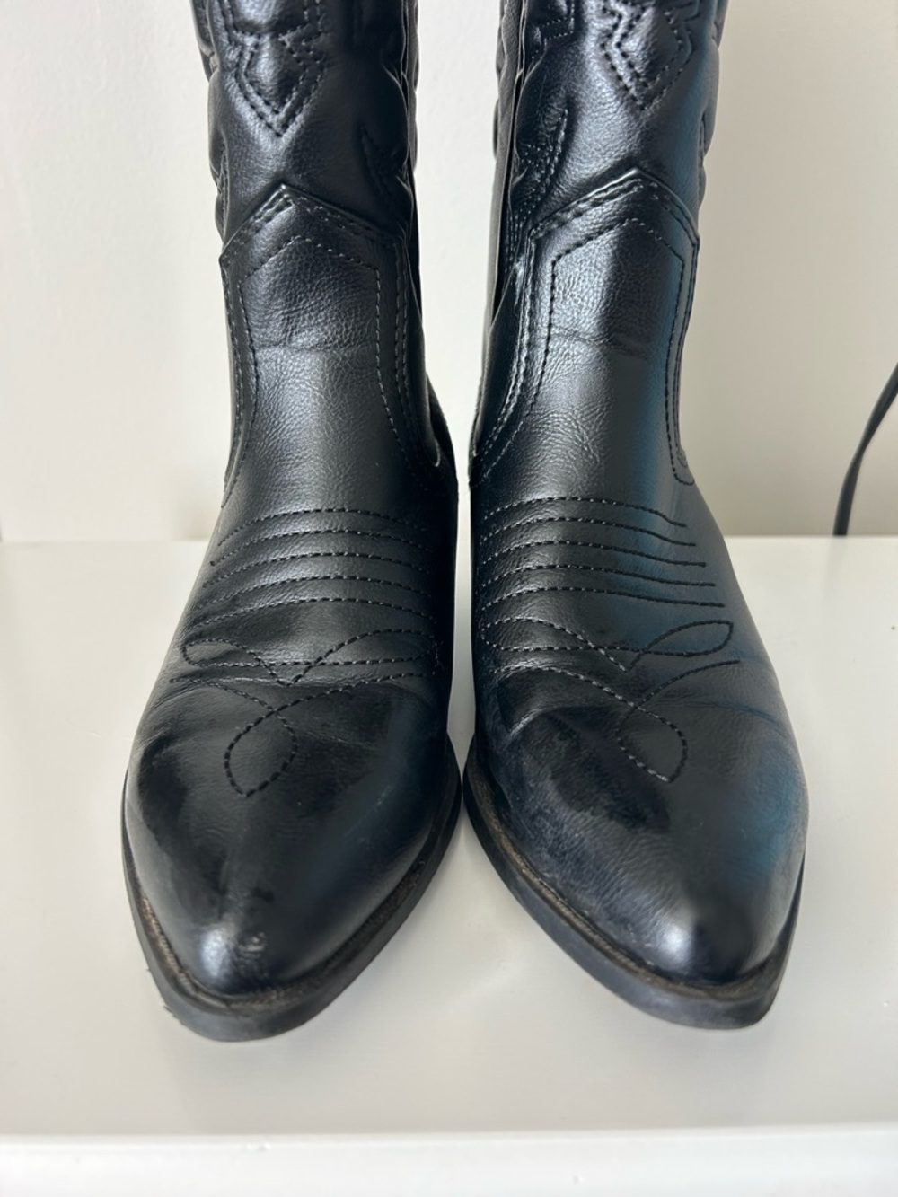 Soda Black Embroidered Western Boots - Picture 4 of 5